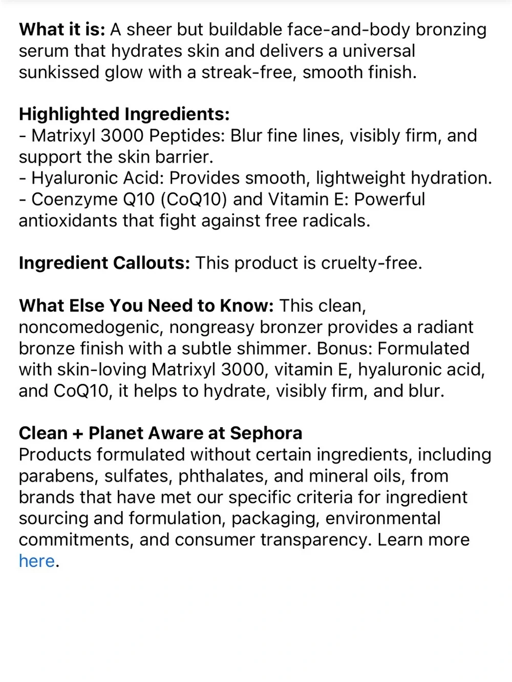 Caliray sundrip bronzer
